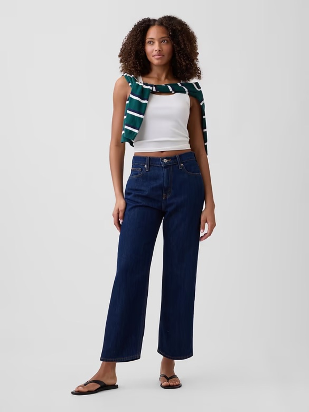 GAP Low Slung SuperSoft Relaxed Straight Crop Women’s Jeans